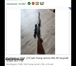 Remington GameMaster Pump action 270